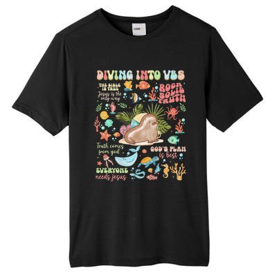 Breaker Rock Beach GodS Rock Solid Vbs 2024 Gift Tall Fusion ChromaSoft Performance T-Shirt