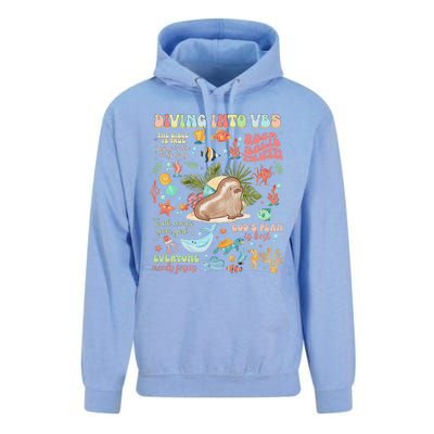 Breaker Rock Beach GodS Rock Solid Vbs 2024 Gift Unisex Surf Hoodie