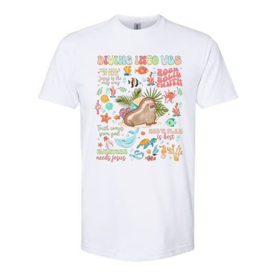 Breaker Rock Beach GodS Rock Solid Vbs 2024 Gift Softstyle CVC T-Shirt