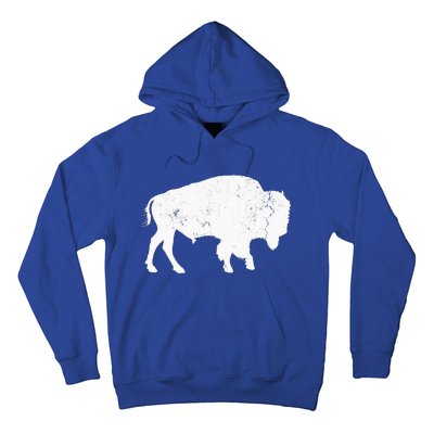 Buffalo Retro Bison Animal Lover Hoodie