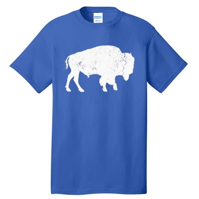 Buffalo Retro Bison Animal Lover Tall T-Shirt