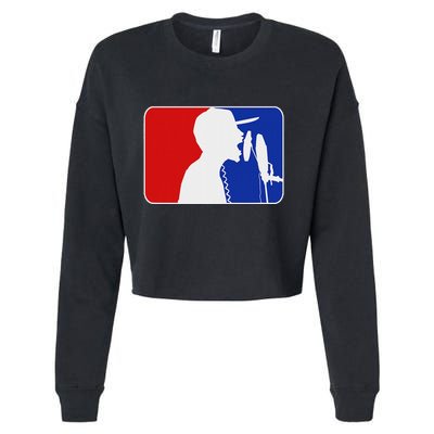 Battle Rap Cropped Pullover Crew