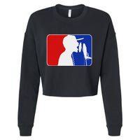 Battle Rap Cropped Pullover Crew