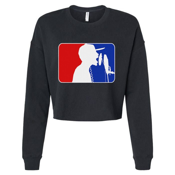 Battle Rap Cropped Pullover Crew