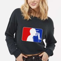 Battle Rap Cropped Pullover Crew