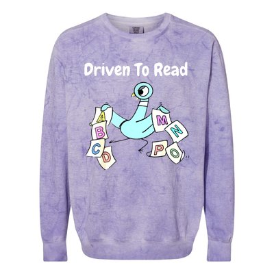 Books Reader Colorblast Crewneck Sweatshirt