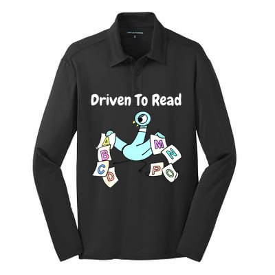 Books Reader Silk Touch Performance Long Sleeve Polo