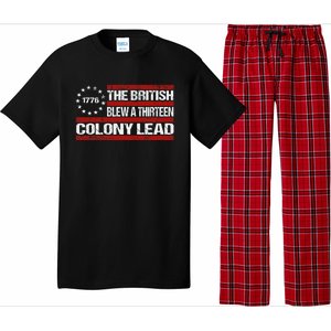 Betsy Ross Blew British Lead Funny 13 Colony July 4th Pajama Set