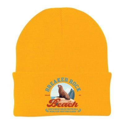 Breaker Rock Beach GodS Rocksolid Truth Vbs 2024 Gift Knit Cap Winter Beanie