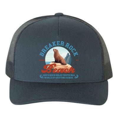 Breaker Rock Beach GodS Rocksolid Truth Vbs 2024 Gift Yupoong Adult 5-Panel Trucker Hat