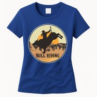 Bull Riding Bullriding Cowboy Western Rodeo Women's T-Shirt