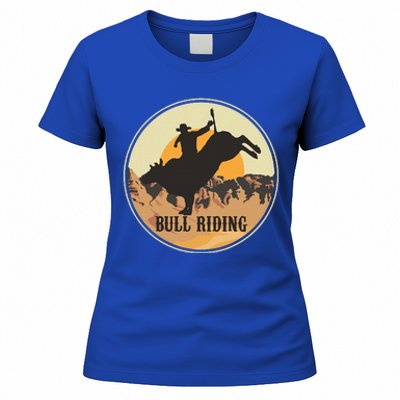 Bull Riding Bullriding Cowboy Western Rodeo Women's T-Shirt