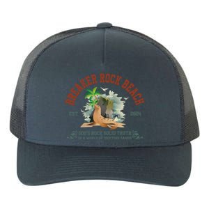 Breaker Rock Beach Vbs 2024 Christian GodS Rock Solid Truth Gift Yupoong Adult 5-Panel Trucker Hat