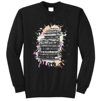 Books Reading Book Lover Gifts Book Art Sweatshirt