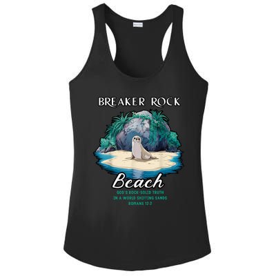 Breaker Rock Beach Solid Truth Christian Ladies PosiCharge Competitor Racerback Tank