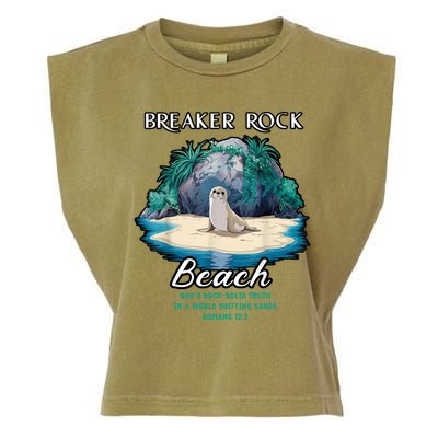 Breaker Rock Beach Solid Truth Christian Garment-Dyed Women's Muscle Tee