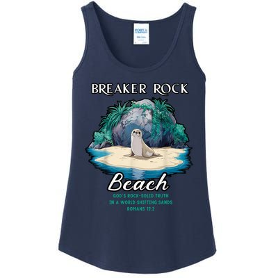 Breaker Rock Beach Solid Truth Christian Ladies Essential Tank