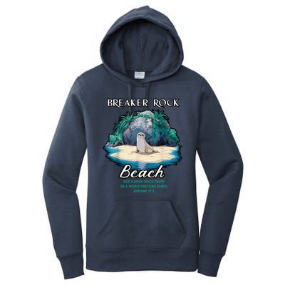 Breaker Rock Beach Solid Truth Christian Women's Pullover Hoodie