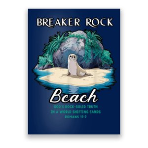 Breaker Rock Beach Solid Truth Christian Poster