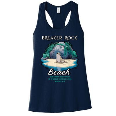 Breaker Rock Beach Solid Truth Christian Women's Racerback Tank