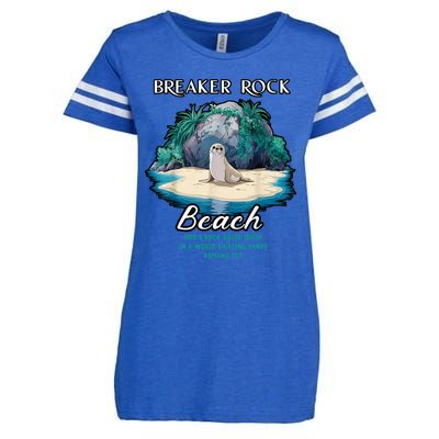 Breaker Rock Beach Solid Truth Christian Enza Ladies Jersey Football T-Shirt