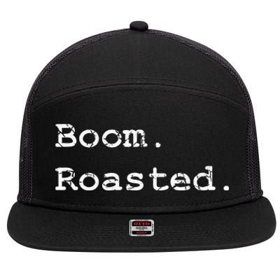 Boom Roasted 7 Panel Mesh Trucker Snapback Hat