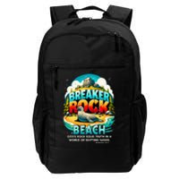 Breaker Rock Beach GodS Rocksolid Truth Christian Vbs 2024 Daily Commute Backpack