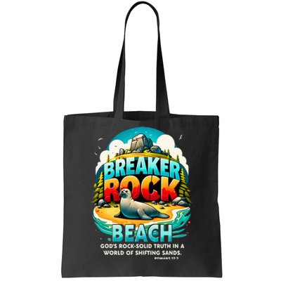 Breaker Rock Beach GodS Rocksolid Truth Christian Vbs 2024 Tote Bag