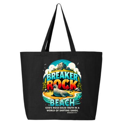 Breaker Rock Beach GodS Rocksolid Truth Christian Vbs 2024 25L Jumbo Tote