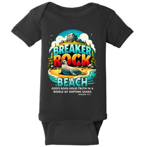 Breaker Rock Beach GodS Rocksolid Truth Christian Vbs 2024 Baby Bodysuit