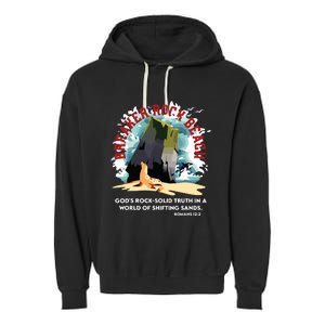 Breaker Rock Beach Gods Rock Solid Truth In A World Vbs 2024 Garment-Dyed Fleece Hoodie