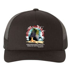 Breaker Rock Beach Gods Rock Solid Truth In A World Vbs 2024 Yupoong Adult 5-Panel Trucker Hat