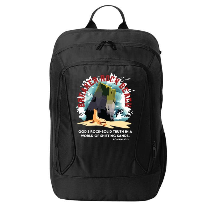 Breaker Rock Beach Gods Rock Solid Truth In A World Vbs 2024 City Backpack