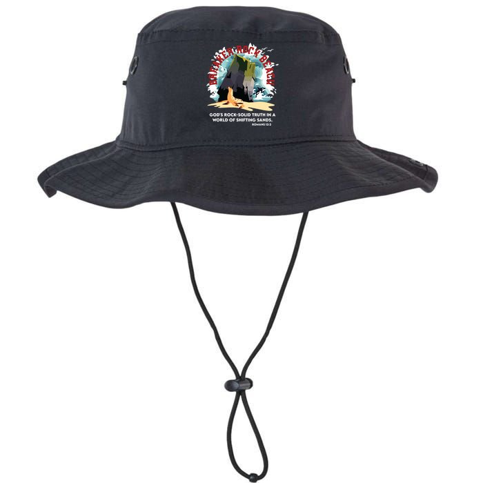 Breaker Rock Beach Gods Rock Solid Truth In A World Vbs 2024 Legacy Cool Fit Booney Bucket Hat