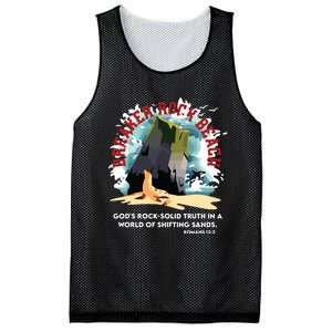 Breaker Rock Beach Gods Rock Solid Truth In A World Vbs 2024 Mesh Reversible Basketball Jersey Tank