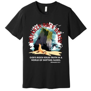 Breaker Rock Beach Gods Rock Solid Truth In A World Vbs 2024 Premium T-Shirt