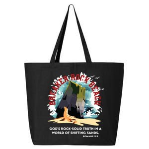 Breaker Rock Beach Gods Rock Solid Truth In A World Vbs 2024 25L Jumbo Tote