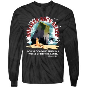 Breaker Rock Beach Gods Rock Solid Truth In A World Vbs 2024 Tie-Dye Long Sleeve Shirt