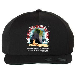 Breaker Rock Beach Gods Rock Solid Truth In A World Vbs 2024 Wool Snapback Cap