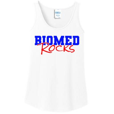 Biomed Rocks Bme College Funny Engineers Technician Ladies Essential Tank