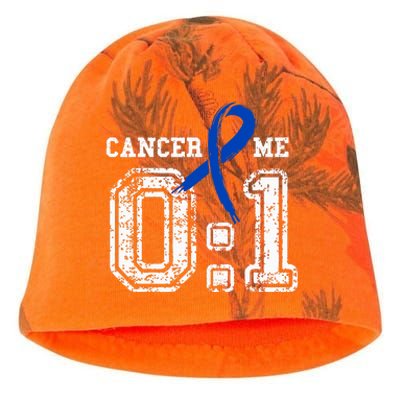 Blue Ribbon Cancer 0:1 Awareness Survivor Kati - Camo Knit Beanie