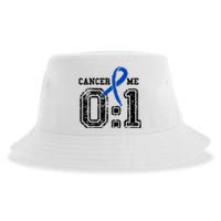 Blue Ribbon Cancer 0:1 Awareness Survivor Sustainable Bucket Hat