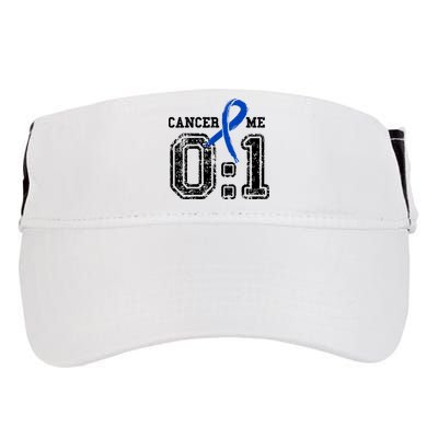 Blue Ribbon Cancer 0:1 Awareness Survivor Adult Drive Performance Visor