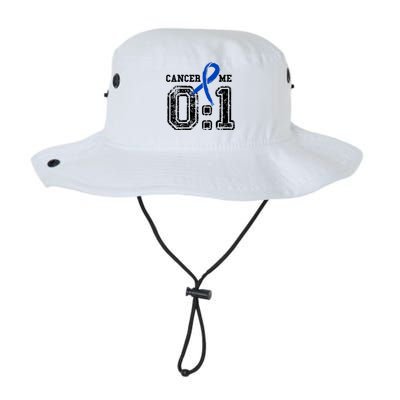 Blue Ribbon Cancer 0:1 Awareness Survivor Legacy Cool Fit Booney Bucket Hat