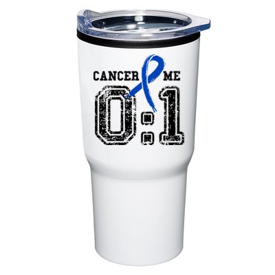 Blue Ribbon Cancer 0:1 Awareness Survivor Tumbler