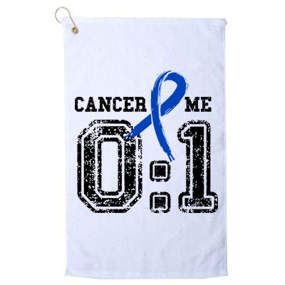 Blue Ribbon Cancer 0:1 Awareness Survivor Golf Towel
