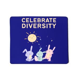 Bunny Rabbits Celebrate Diversity Gift Mousepad