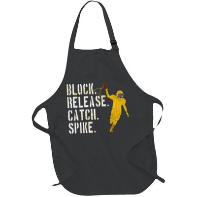 Block Release Catch Spike National Tight End Day Full-Length Apron With Pockets