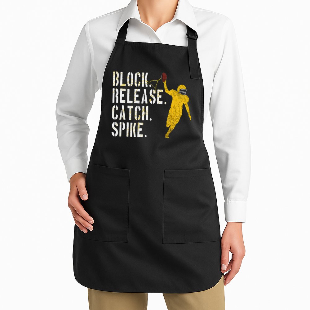Block Release Catch Spike National Tight End Day Apron