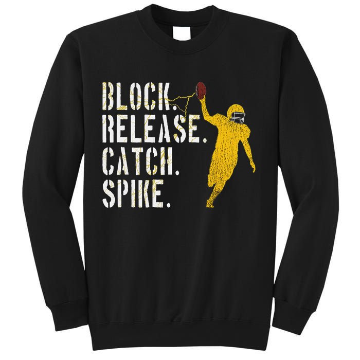 Block Release Catch Spike National Tight End Day Sweatshirt